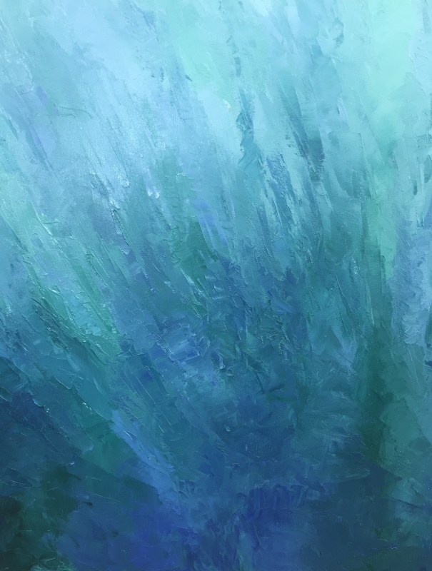 Shades of Blue by artist Sandra Farrell